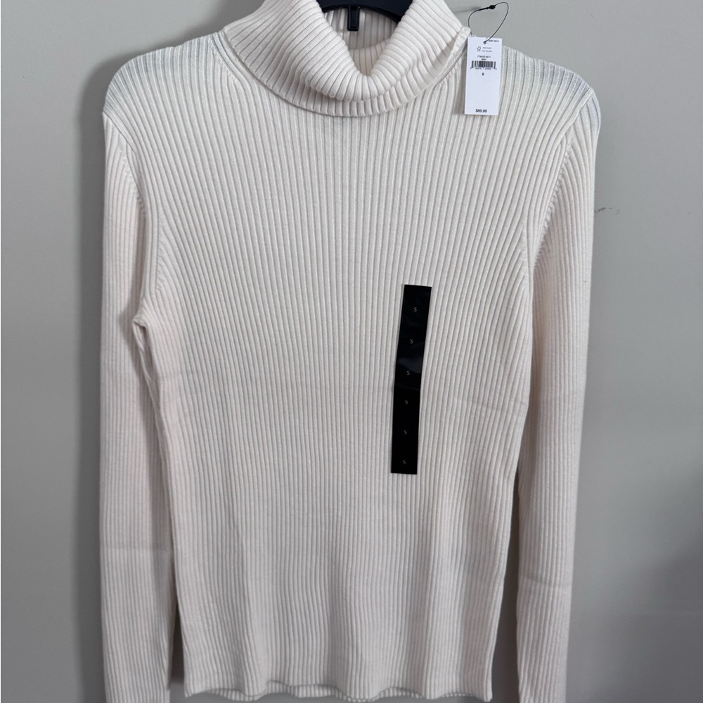Banana Republic Cream Turtleneck Sweater